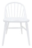 NNEDSZ Vera Solid Oak Dining Chair - Set of 2 (White)