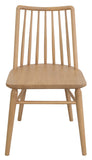 NNEDSZ Riviera Solid Oak Dining Chair - Set of 2 (Natural)
