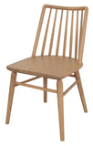 NNEDSZ Riviera Solid Oak Dining Chair - Set of 2 (Natural)