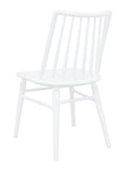 NNEDSZ Riviera Solid Oak Dining Chair - Set of 2 (White)