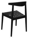 NNEDSZ Elliot Leather Dining Chair (Black)