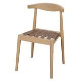 NNEDSZ Elliot Leather Dining Chair (Natural)