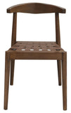 NNEDSZ Elliot Leather Dining Chair (Walnut)