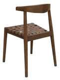 NNEDSZ Elliot Leather Dining Chair (Walnut)