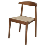 NNEDSZ Arden Solid Oak Dining Chair with Loom (Almond)