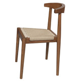 NNEDSZ Arden Solid Oak Dining Chair with Loom (Almond)