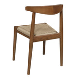 NNEDSZ Arden Solid Oak Dining Chair with Loom (Almond)