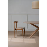 NNEDSZ Arden Solid Oak Dining Chair with Loom (Almond)