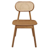 NNEDSZ Kelly Rattan Dining Chair (Almond)