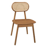 NNEDSZ Kelly Rattan Dining Chair (Almond)