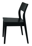 NNEDSZ Providence Solid Oak Dining Chair - Set of 2 (Black)