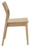 NNEDSZ Providence Solid Oak Dining Chair - Set of 2 (Natural)