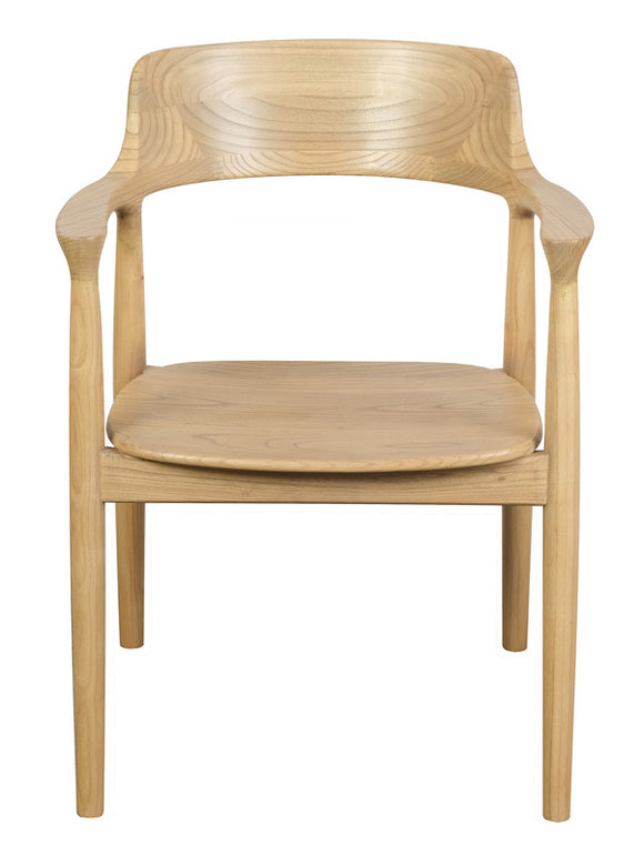 NNEDSZ Nobu Solid Oak Arm Chair (Natural)
