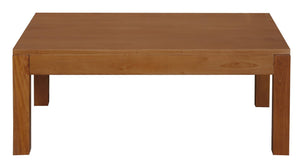 NNEDSZ Amsterdam Solid Mahogany Timber Coffee Table (Light Pecan)