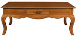 NNEDSZ French Provincial 2 Drawer Coffee Table - Light Pecan