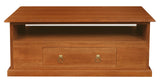 NNEDSZ Tasmania 2 Drawer Coffee Table - Light Pecan