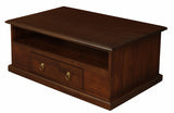 NNEDSZ Tasmania 2 drawer Coffee Table - Mahogany