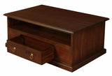 NNEDSZ Tasmania 2 drawer Coffee Table - Mahogany