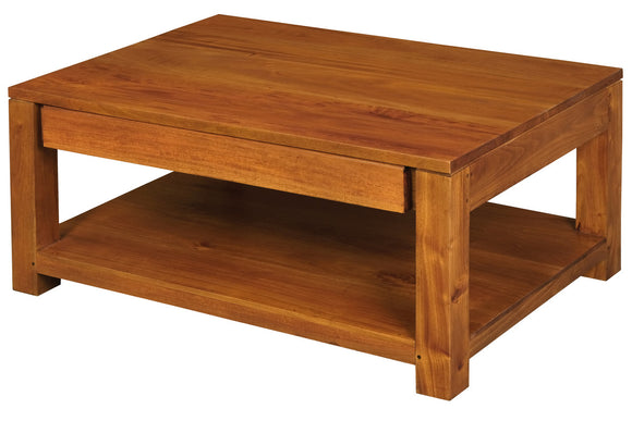 NNEDSZ Amsterdam 2 Drawer Coffee Table - Light Pecan