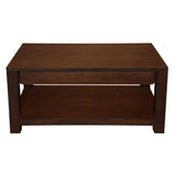 NNEDSZ Amsterdam 2 Drawer Coffee Table - Mahogany