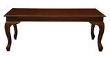 NNEDSZ Queen Anne Coffee Table 120 x 70 cm - Mahogany