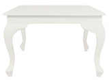 NNEDSZ Queen Anne Coffee Table 120 x 70 cm - White