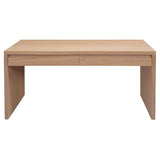 NNEDSZ Apollo 2 Drawer Writing Desk (Natural)