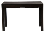 NNEDSZ Amsterdam Solid Mahogany Timber 2 Drawer Desk (Chocolate)