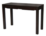 NNEDSZ Amsterdam Solid Mahogany Timber 2 Drawer Desk (Chocolate)
