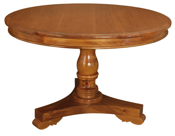 NNEDSZ Tasmania Round Dining Table 120 cm (Light Pecan)
