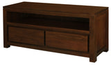 NNEDSZ Amsterdam 2 Drawer Entertainment Unit (Mahogany)