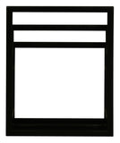 NNEDSZ Nobu Solid Mahogany Timber Towel Stand (Black)