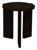 NNEDSZ Apollo Round Solid Timber Side Table (Black)