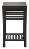 NNEDSZ Holland Solid Mahogany Lamp Table (Chocolate)