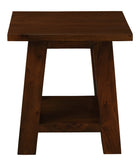 NNEDSZ Tokyo Solid Mahogany Timber Lamp Table (Mahogany)