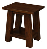 NNEDSZ Tokyo Solid Mahogany Timber Lamp Table (Mahogany)