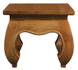 NNEDSZ Dynasty Solid Mahogany Timber Lamp Table (Light Pecan)