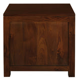 NNEDSZ Paris 1 Drawer Solid Mahogany Timber Lamp Table (Mahogany)