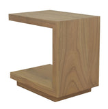 NNEDSZ Oscar Solid Mindi Lamp Table (Natural)