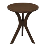 NNEDSZ Gatsby Round Side Table - Small (Walnut)