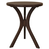 NNEDSZ Gatsby Round Side Table - Small (Walnut)