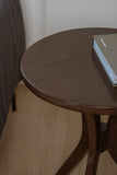 NNEDSZ Gatsby Round Side Table - Small (Walnut)