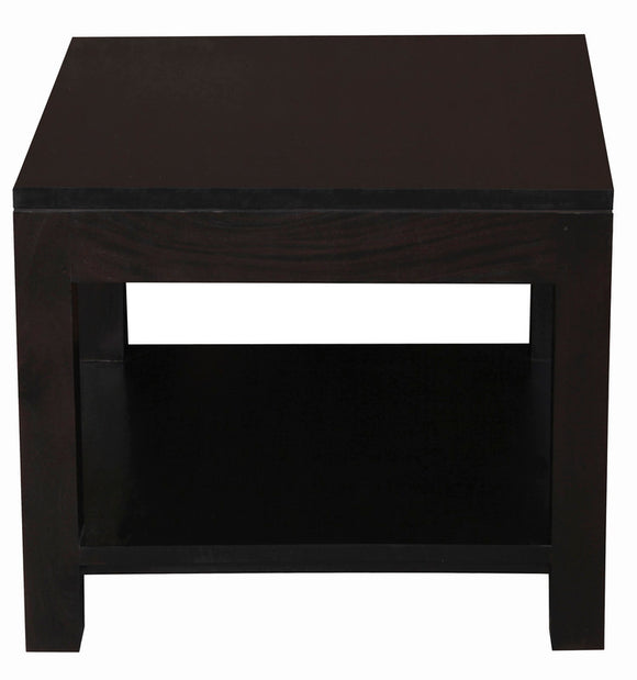 NNEDSZ Amsterdam Solid Mahogany Timber Lamp Table 60 x 60 cm (Chocolate)