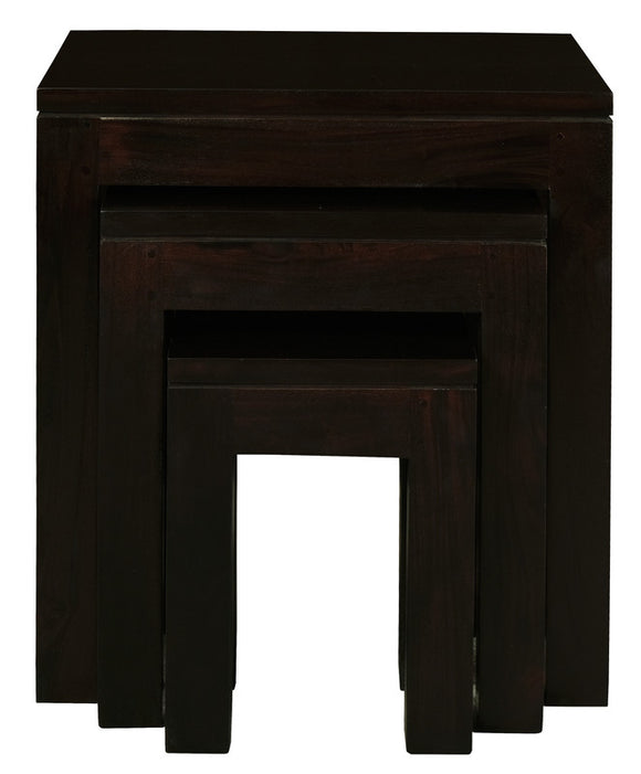 NNEDSZ Amsterdam Nest of Table Set of 3 (Chocolate)