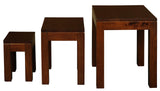 NNEDSZ Amsterdam Nest of Table Set of 3 (Mahogany)