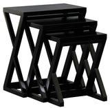 NNEDSZ Manhattan Nest of Tables - Set of 3 (Black)