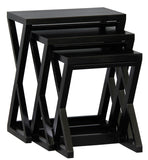 NNEDSZ Manhattan Nest of Tables - Set of 3 (Black)