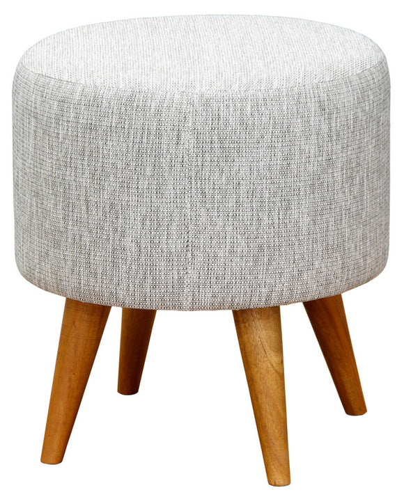 NNEDSZ Manhattan Round Ottoman (Dark Grey)
