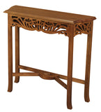 NNEDSZ Sierra Carved Sofa Table (Light Pecan)