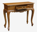 NNEDSZ Sierra Carved 1 Drawer Sofa Table (Light Pecan)